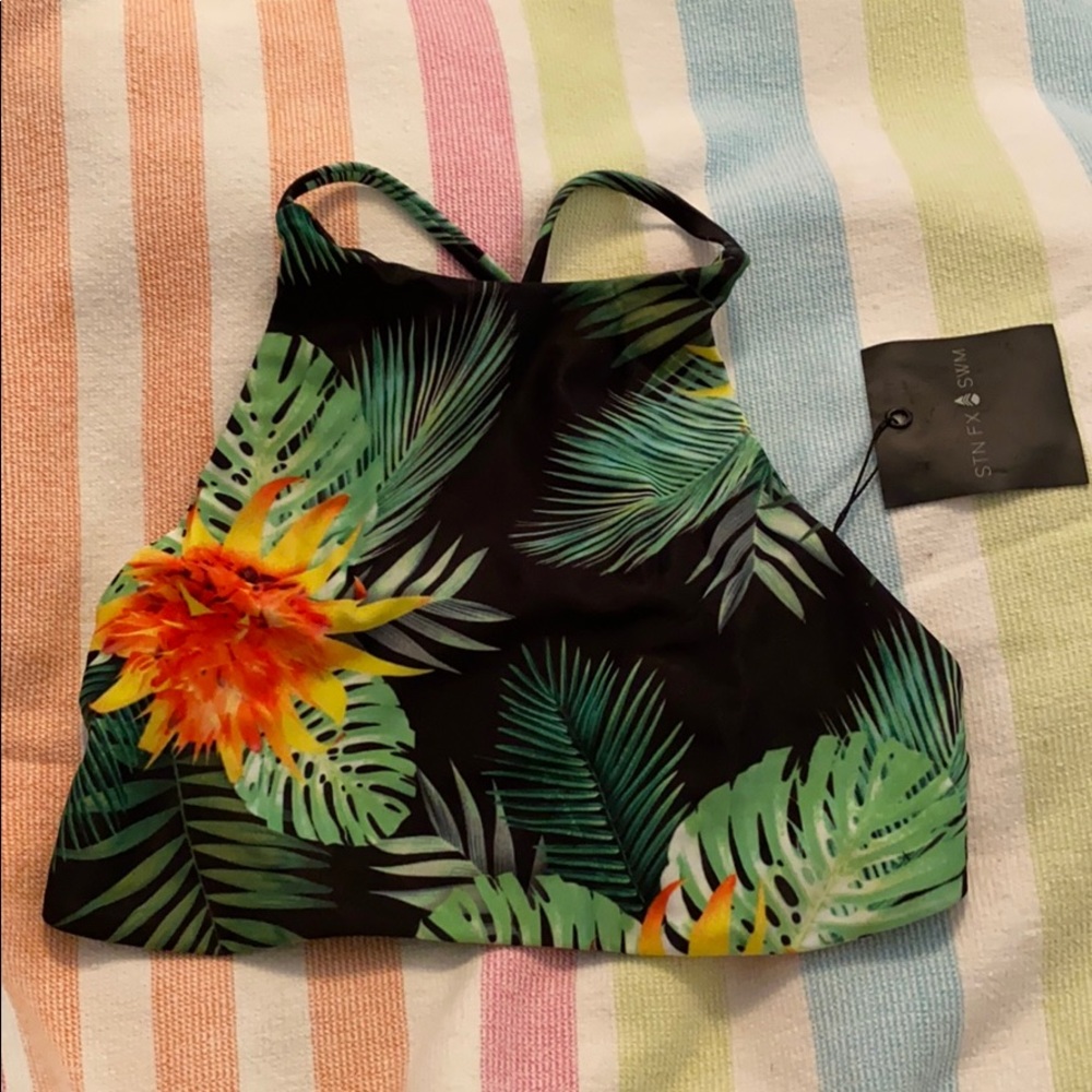 Namena Top Midnight Tropic Stone Fox Swim New